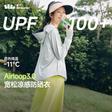 蕉下（beneunder）防晒衣女防晒服出行宽松透气2026年春季户外运动百搭AL417情人节 浅炭灰 均码 加大