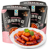 清净园 甜辣炒年糕条（含酱料包） 微波速食方便食品 190g*2杯