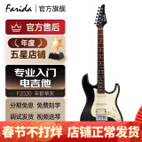 法丽达（Farida）电吉他F5020 2020初学者入门单摇单单双电吉他 39英寸车前草灰F2020 PLGY单单双