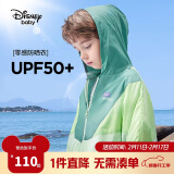 迪士尼（DISNEY）迪士尼儿童男童梭织防晒衣服UPF50拼色外套24夏DB321AA07绿140