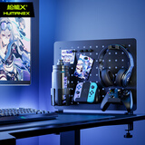 松能X洞洞板置物架 免打孔桌夹式 可上墙电竞房办公桌搭创意挂钩配件承重5KG AX-9