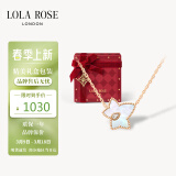 LOLA ROSE罗拉玫瑰常青藤白母贝项链女锁骨链节日礼物送女生生日礼物女