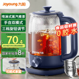 九阳（Joyoung）0胶水养生壶煮茶器 花茶壶 迷你电热水壶 1L喷淋式煮茶壶烧水壶WY151