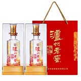 泸州老窖 六年窖头曲珍品 浓香型白酒 52度500ml 2瓶（配礼袋）
