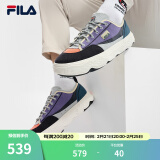 斐乐（FILA）官方男鞋ROCK岩石鞋帆布鞋新款时尚休闲鞋 传奇蓝/龙胆草紫-NG 42