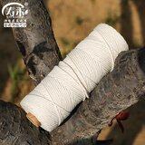 寿禾 棉绳粽子绳手工装饰捆绑吊牌耐磨绳子DIY 棉绳粽子绳2mm100米