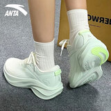 安踏叶子5丨女鞋秋冬轻质厚底跑步鞋女轻便回弹减震运动鞋增高女鞋子