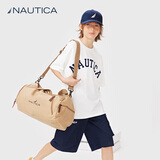 NAUTICA/诺帝卡童装 男童女t恤夏季儿童透气短袖全棉大童春装上衣衣服 白色-短袖（清仓价） 170