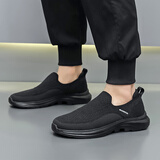 回力网面鞋透气运动鞋休闲鞋一脚蹬男鞋 WL(AB)-1022 全黑色 39 