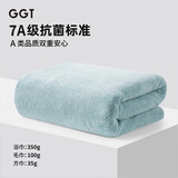 GGT日本抗菌浴巾男女家用洗澡吸水速干大毛巾高档裹巾不掉毛 千草色