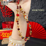 贝意品手机挂链2025新款暴富招财猫手机链女挂手腕手机挂绳结实耐用防丢挂链高级挂饰