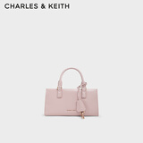 CHARLES&KEITHkerry单肩包简约挂饰手提斜挎包女生日女神节礼物CK2-30271481 Light Pink浅粉色 小包