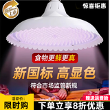 雷跃2025新规led猪肉灯生鲜灯冷鲜肉灯海鲜熟食蔬菜水果超市场专用灯 新标准 透镜款（花边壳） 鲜肉类 65W