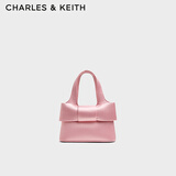 CHARLES&KEITH芭蕾蝴蝶结凯莉包手提斜挎包生日礼物女CK2-10151494 Flamingo Pink粉红色 小包