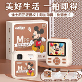 迪士尼（Disney）儿童照相机学生拍立得可拍照直出照片涂鸦益智录像六一儿童节礼物男女孩生日礼物玩具 PC02米奇