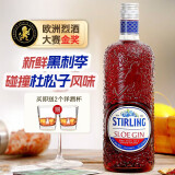 STIR LING【国际金奖】荷兰原瓶进口干金酒金汤力琴酒洋酒调酒基酒 萨格利黑刺李金酒 700mL 1瓶