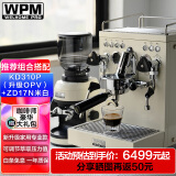 惠家（WPM） 咖啡机磨豆机组合搭配 家用商家半自动咖啡机 意式咖啡豆研磨机 KD310P(升级OPV)+ZD17N米白色