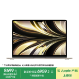 Apple/苹果AI笔记本/2022MacBookAir13.6英寸M2(8+10核)16G1T星光色电脑Z1HM000YZ【定制】