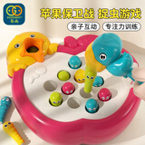 谷雨（GOODWAY）啄木鸟捉虫1-3岁2儿童玩具苹果保卫战婴儿电动钓鱼男元旦新年礼物