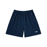 李宁（LI-NING）运动短裤男裤子夏季五分裤健身跑步休闲裤透气舒适运动卫裤 广东蓝227-2 L