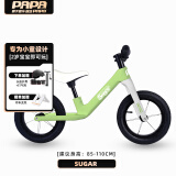 PAPABIKE宝可梦联名入门款平衡车儿童无脚踏宝宝滑步车12寸学步车2-5岁 苹果绿【旧款】 12寸