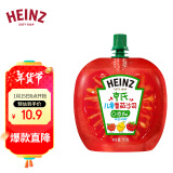 亨氏（Heinz）番茄酱 0添加儿童番茄沙司110g儿童意面披萨宝宝薯条蘸料调味酱