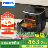 飞利浦（PHILIPS）【国家补贴】海星空气炸锅 家用5.6L大容量智能触屏 多功能全自动 HD9257