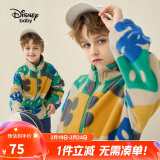 迪士尼（DISNEY）童装儿童男童摇粒绒立领外套防静电保暖上衣25春DB331IE14米奇130