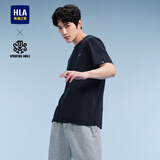 HLA海澜之家短袖T恤男SPRINTING SMILE短袖T恤男夏季