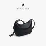 FIEDLE&SISSI菲德茜茜【限时特价】围裹马鞍包单肩斜挎女包通勤包生日礼物 长石黑