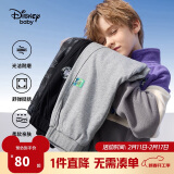 迪士尼（DISNEY）童装儿童男童加绒运动长裤宝宝时尚帅气裤子24冬DB331ME04灰110