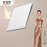 公牛（BULL）开关插座G57蝶翼超薄一开双控开关大面板开关G57K112暮雪白暗装