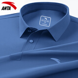 安踏polo衫短袖t恤男夏季薄款翻领运动休闲服男士宽松透气冰丝速干衣 7135-4年代蓝 L /175