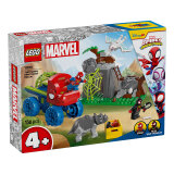 乐高（LEGO）积木11199 蜘蛛侠战队恐龙卡车救援男孩女孩儿童玩具礼物家居装饰