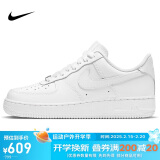 耐克NIKE缓震板鞋男空军一号AIR FORCE 1运动小白鞋CW2288-111白43