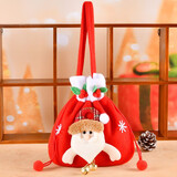 新新精艺 圣诞装饰苹果袋圣诞礼物袋手提袋平安夜平安果糖果袋圣诞老人款