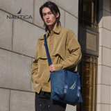 NAUTICA诺帝卡斜挎托特包男士大容量单肩背包旅行通勤笔记本电脑手提包
