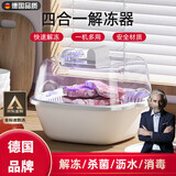 京伊尚厨房四合一解冻器家用厨房食品解冻机保鲜防尘家用保鲜化冰神器 【四合一解冻神器】快速解冻/电动洗菜篮