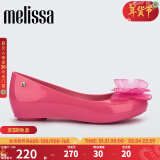 Melissa（梅丽莎）蝴蝶结包头软底时尚通勤休闲女士单鞋33636 粉色/透明粉色 38