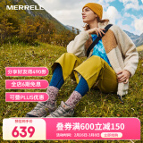 迈乐（Merrell）官方店男女款户外登山徒步鞋减震MOAB 3迈越者轻量防滑耐磨透气 J035882灰（女） 38