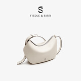 FIEDLE&SISSI菲德茜茜【限时特价】围裹马鞍包单肩斜挎女包通勤包生日礼物 云朵白