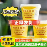 紫光园奶皮子酸奶【紫光园直发】鲜奶发酵北京特产酸奶节日送礼礼盒 紫光园酸奶*10盒+礼袋