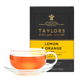 哈罗盖特的泰勒柠檬橙子味英式红茶 办公室下午茶茶包 20袋*2.5g 英国原装进口