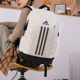阿迪达斯 （adidas）男包女包双肩包 2025新款大容量运动健身包旅游包学生书包电脑包 爵士白/黑色/26.4升 【晒图返5】 MISC