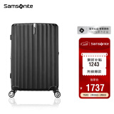 新秀丽（Samsonite）行李箱25英寸拉杆箱时尚旅行箱包大容量密码箱GU9托运皮箱黑色 