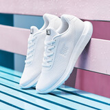 361°运动鞋女士春季网面透气通勤休闲减震慢跑步女鞋子681832270-1