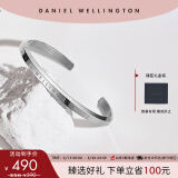 丹尼尔惠灵顿（DanielWellington）DW手镯女时尚饰品情侣对镯银色手环情人节礼物送女友DW00400004