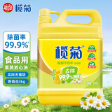 榄菊不伤手洗洁精3kg野菊花除菌99%厨房洗碗餐具净洗涤灵食品用级别