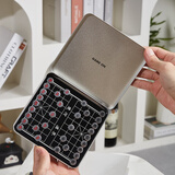 磁性中国象棋国际象棋儿童益智小象棋户外对弈小型棋盘露营休闲棋 132*126*10mm中国象棋--银色