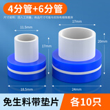 海立 代替免生料带胶垫垫片防漏三角阀球阀门垫硅胶密封圈水龙头配件 绿色防漏垫圈【4分+6分各10只】